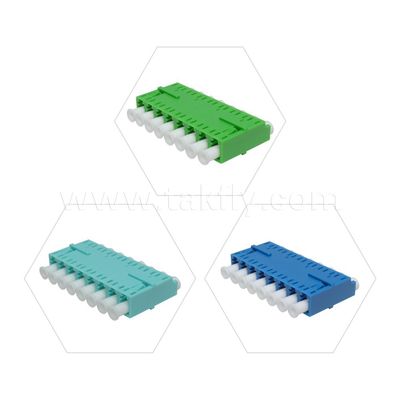 Acoplador de cabo de adaptador LC APC/UPC SM/MM Simplex/Duplex/Quad/6 vias/8 vias Fibra Óptica para Data Center FTTH