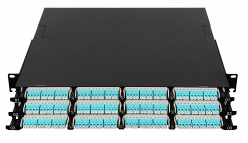 144 Núcleo MPO de super-alta densidade patch Panel altura 1U para Data Center