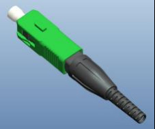 Conector de fibra óptica mecânica de núcleo único com perda de retorno de PC 50 dB garantida