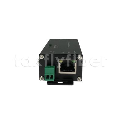 10/100/1000M Mini Industrial Media Converter com porta SFP para aplicação em altas temperaturas