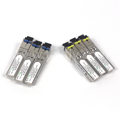 1.25G SFP BIDI Modulo de Transmissor Óptico Tx1310/Rx1550nm 40KM SMF DDM LC CISCO JUNIPER HUAWEI COMPATIBLE