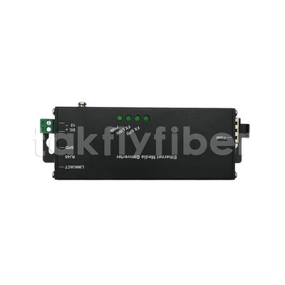 10 100 1000M Mini Tipo Convertidor de Mídia Industrial Fibra Ethernet Convertidor de Mídia