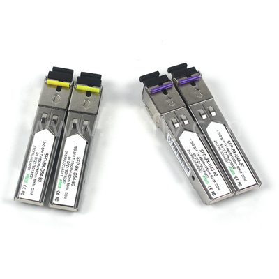 1.25G SFP BIDI Módulo de Transmissor Óptico Tx1490/Rx1550nm 80KM SMF DDM LC CISCO JUNIPER HUAWEI COMPATÍVEL