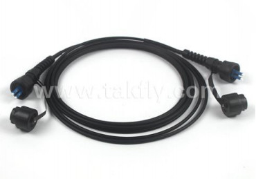 ODVA Waterproof Patch Cord 4.5-8.0nm Cabos Durabilidade ≤ 0.2dB com o cabo óptico de suporte