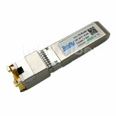 10GBASE-T SFP+ Copper Transceiver Compact RJ-45 conjunto de conectores