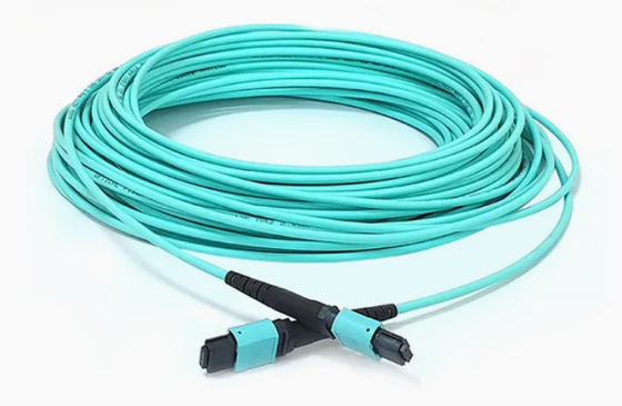 8/12/24core 2m-50m alta densidade PVC/LSZH UL Certificação Mulher/Homem MPO-MPO Sm Om3 Om4 Om5 Trunk Cable Patch Cord Fiber Optic Jumper