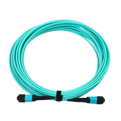 Cabo Trunk MPO/MTP de 12/24/48/96/144 Fibras com Modo de Fibra 50/125um e Revestimento Externo em PVC/LSZH Patchcord de Fibra Óptica
