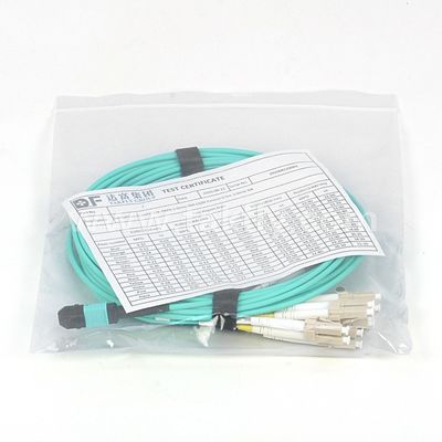 Cabo Trunk MPO/MTP de 12/24/48/96/144 Fibras com Modo de Fibra 50/125um e Revestimento Externo em PVC/LSZH Patchcord de Fibra Óptica
