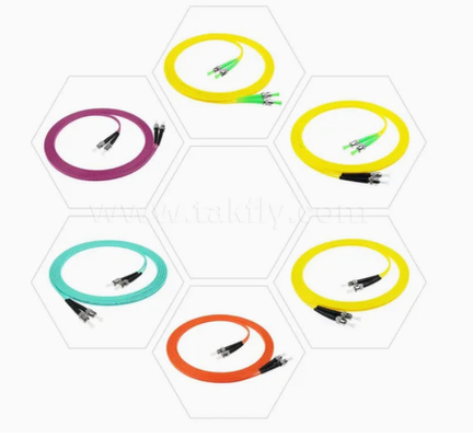 Fibra óptica patchcord Jumper LC/SC/FC/ST Uni-modo/Multimodo UPC/APC Simplex/Duplex Personalizável