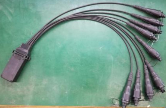 1x4 1x8 mini fechamento de fibras de fibra ITU-T G.657A2 4,8 mm de fibra de fibra óptica PLC Splitter