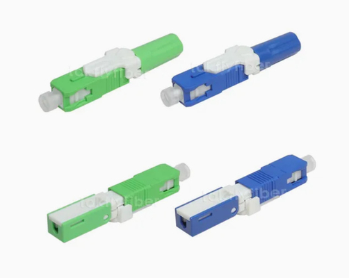 LC Connector Style SC Fast Connector para FIBRA ÓTICA CABLE Diâmetro de fibra 0,125 mm