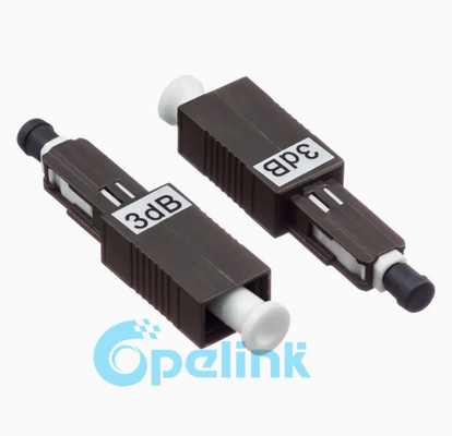 1310/1550nm Mu/PC Attenuador de Fibra Óptica -30dB Largo intervalo de temperatura de homem para mulher