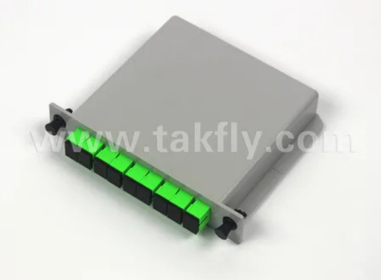 1*8 Modo Único G657A1 Fibra Casette Tipo LGX PLC Splitter com Conector Sc/APC Alta confiabilidade e estabilidade