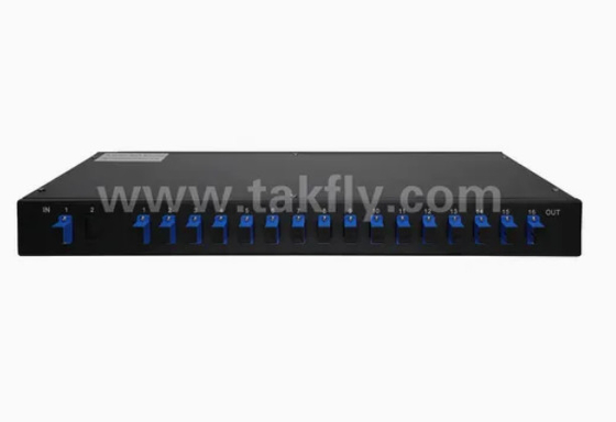 Gpon Epon 32 Port Rack Mount Fiber Optical Splitter Sc/APC Connector Alta confiabilidade e estabilidade
