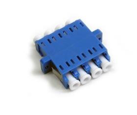 Adaptador APC LC de diâmetro de fibra de 125 μm com tipo de polir