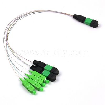 Conector de fibra óptica MPO MTP de baixa perda de inserção Padrão ≤0.35/0.7 Típico/Máx. Intercambiabilidade ≤ 0.2dB Comprimento, etc.