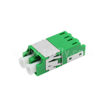 Adaptador de fibra óptica LC Duplex Monomodo APC UPC Sem Flange