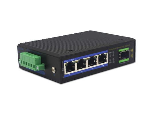 Comutação industrial POE Ethernet 4-Port Gigabit com slot SFP