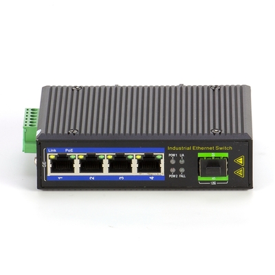 Comutação industrial POE Ethernet 4-Port Gigabit com slot SFP