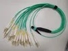 Cable de saída MPO-LC OM4 de 24 núcleos para centros de dados 40G QSFP