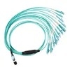 Cable de saída MPO-LC OM4 de 24 núcleos para centros de dados 40G QSFP