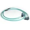 8-24 Core OM3 MPO Fiber Patch Cord MPO-MPO LSZH / PVC