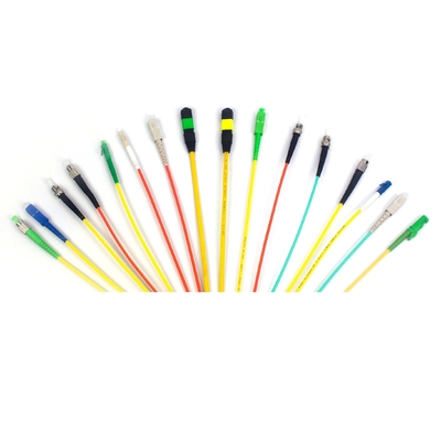 Cabo de remendo de fibra óptica FC-APC 9/125um monomodo 1000N de tração