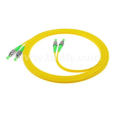 Cabo de ligação de fibra óptica duplex E2000-SC 1,6mm G652D G657A Monomodo