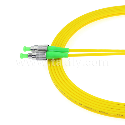 Cabo de ligação de fibra óptica duplex E2000-SC 1,6mm G652D G657A Monomodo