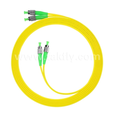 Cabo de ligação de fibra óptica duplex E2000-SC 1,6mm G652D G657A Monomodo