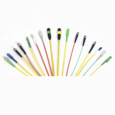 Cabo de remendo de fibra óptica SC/LC/ST/FC, resistência à tração de 100N, PVC/LSZH