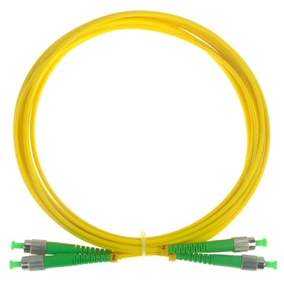 Cabo de remendo de fibra óptica SC/LC/ST/FC, resistência à tração de 100N, PVC/LSZH
