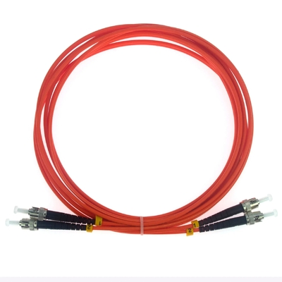 Cabo de remendo de fibra óptica SC/LC/ST/FC, resistência à tração de 100N, PVC/LSZH