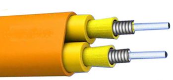 Cabo Óptico Blindado Duplex Plano 2000M LSZH/PVC/PU