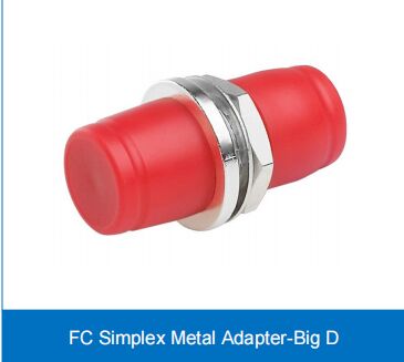Adaptador FC Simplex Metal-Big D Tipo SM/MM 0,2dB FTTH