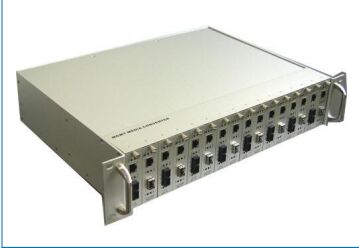 Especificação do chassi para montagem em rack de 16 slots