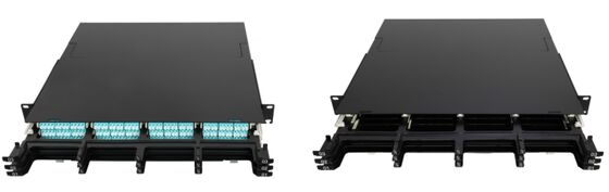 Painel de remendo de cassete MPO de alta densidade 1U 2U 4U