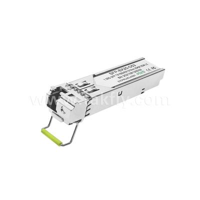 SFP 1.25gbps 20km LC Reach Tx1310nm/Rx1550nm Transceptor óptico bidirecional para Data Center FTTX
