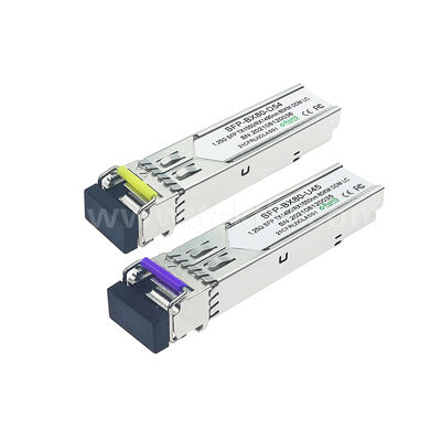 SFP 1.25gbps 80km LC Reach Tx1490nm/Rx1550nm Transceptor óptico bidirecional para Data Center FTTX