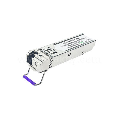 SFP 1.25gbps 80km LC Reach Tx1490nm/Rx1550nm Transceptor óptico bidirecional para Data Center FTTX