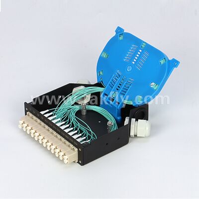 Caixa de Terminação de Fibra Óptica para Trilho DIN/Painel de Conexão de Fibra Óptica/ODF/Quadro de Distribuição Óptica/ODF para Cabos de Fibra Óptica