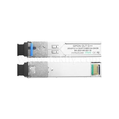 SFP GPON OLT Modulo de transceptor óptico de classe C++ para centro de dados FTTH FTTX