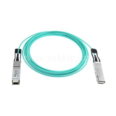 Cabos ópticos ativos Fibra AOC 40G QSFP+ a 40G QSFP+ para centro de dados FTTH FTTX