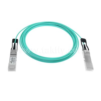 Cabos ópticos ativos Fibra AOC 40G QSFP+ a 40G QSFP+ para centro de dados FTTH FTTX