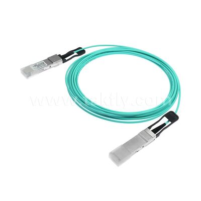 Cabos ópticos ativos Fibra AOC 40G QSFP+ a 40G QSFP+ para centro de dados FTTH FTTX