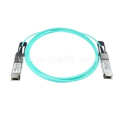 Cabos ópticos ativos AOC Fibra de 100 Gbps QSFP28 a QSFP28 para centro de dados FTTH FTTX