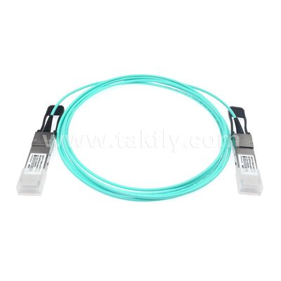 Cabos ópticos ativos AOC Fibra de 100 Gbps QSFP28 a QSFP28 para centro de dados FTTH FTTX