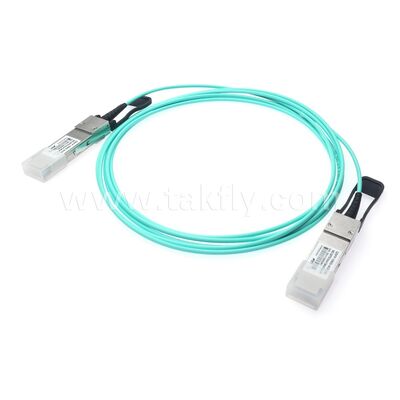Cabos ópticos ativos AOC Fibra de 100 Gbps QSFP28 a QSFP28 para centro de dados FTTH FTTX
