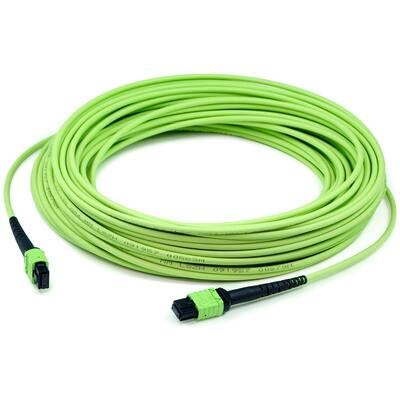 Patchcord MPO/MTP Monomodo Multimodo LSZH 8f/12f/24f Cabo de Fibra Óptica para Data Center FTTX