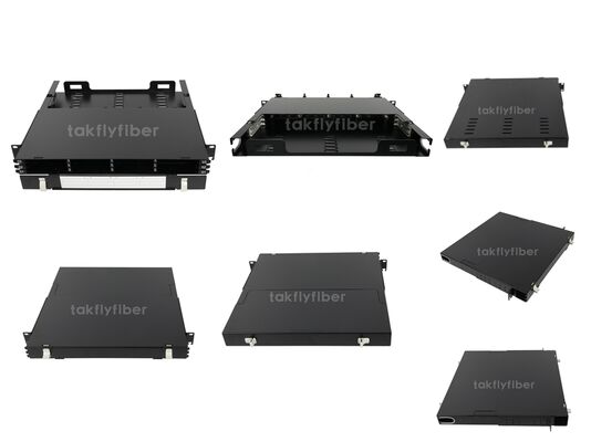 High-Density MPO Patch Panel with 12F Fiber Counts and Customizable Options for Data Centers